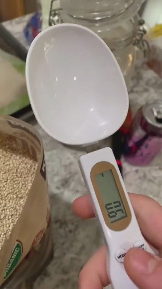 LCD Digital Kitchen Scale & Electronic Measuring Spoon